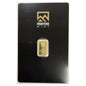 0.5 GRAM FRONTIER MINT .9999 FINE GOLD BAR - IN ASSAY CARD