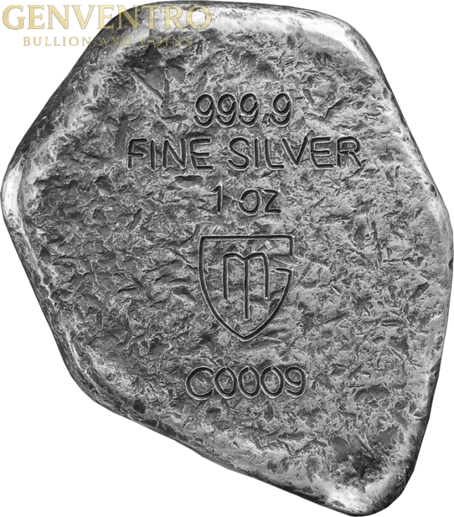 Germania Mint Kenaz 1oz Ag999.9 Cast Rune Silver Brand New Sealed Mint Box w/ COA Genventro