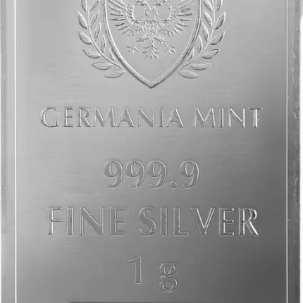 Germania Mint Silver MultiBar 100 X 1 G Silver Bars Brand New Sealed Genventro