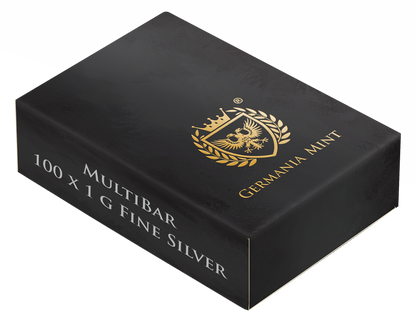 Germania Mint Ag 9999 Silver MultiBar 100 X 1 G Lot
