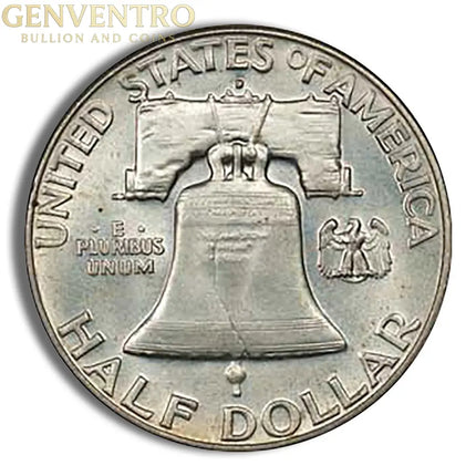$1 FV 90% Silver Franklin Half Dollars Genventro Bullion and Coins