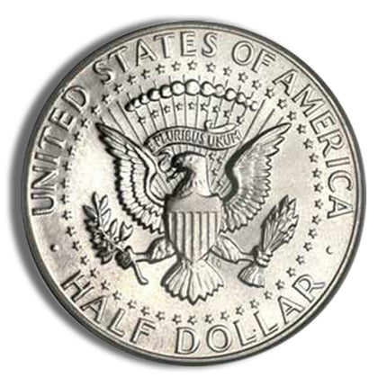 $1 fv 90% silver 1964 kennedy half dollars