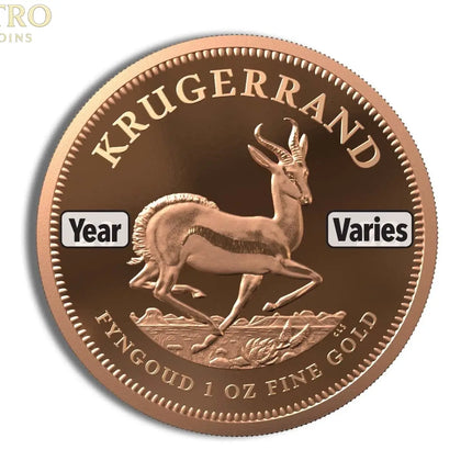 1 oz South Africa Gold Krugerrand (Year Varies) Genventro Bullion and Coins