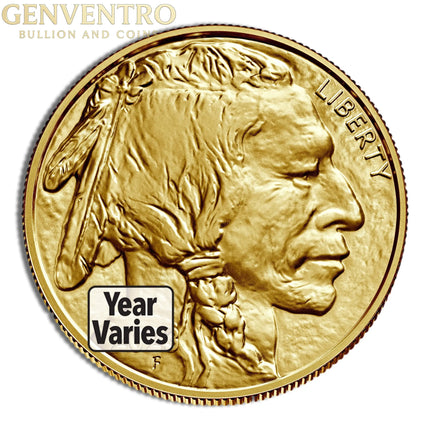 1 oz Gold Buffalo - BU (Year Varies) Genventro Bullion and Coins
