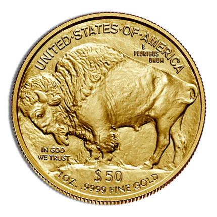 1 oz gold buffalo bu (year varies)