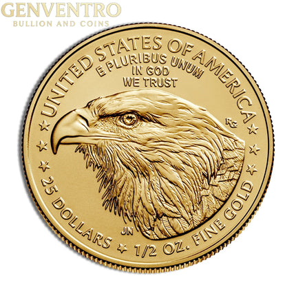 1/2 oz Gold Eagle - BU (Year Varies) Genventro Bullion and Coins