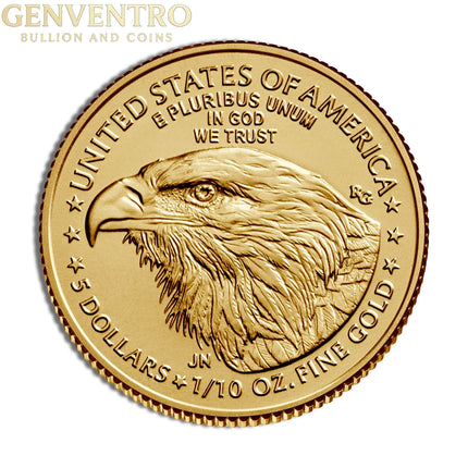 1/10 oz Gold Eagle - BU (Year Varies) Genventro Bullion and Coins