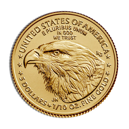 1/10 oz gold eagle bu (year varies)