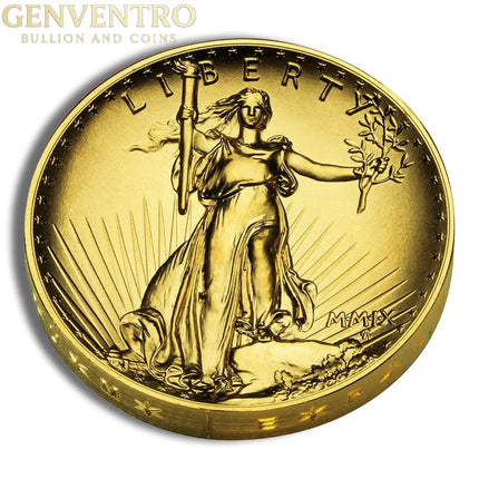2009 Ultra High Relief Double Eagle Gold Coin PCGS MS70 Genventro Bullion and Coins