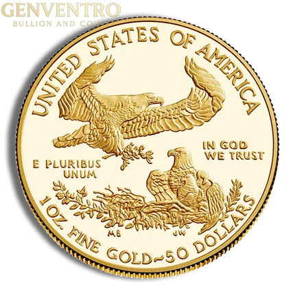 1 oz Proof Gold Eagle - Box/COA (Date Varies) Genventro Bullion and Coins