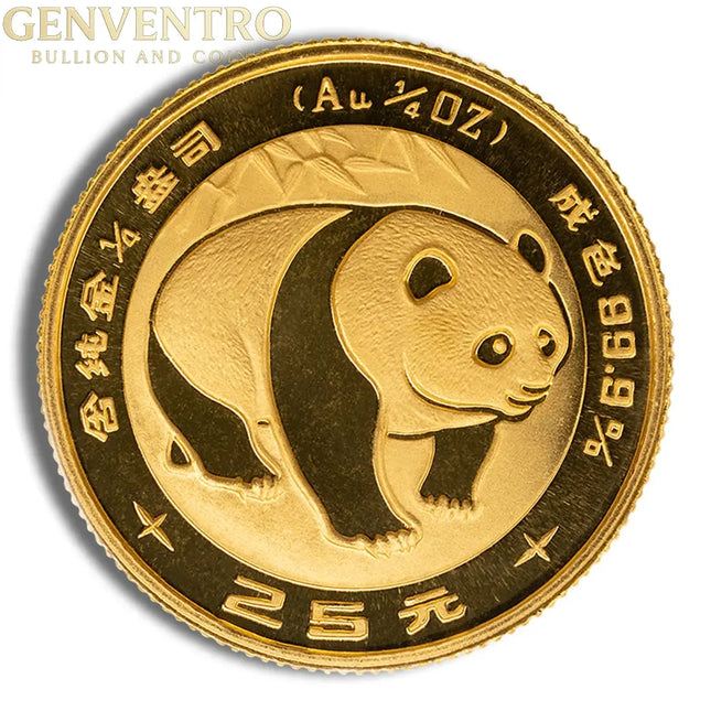 1/4 oz China Gold Panda - BU - Sealed (Year Varies) Genventro Bullion and Coins