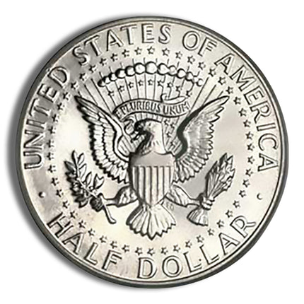 $1 fv 90% silver 1964 kennedy half dollars bu