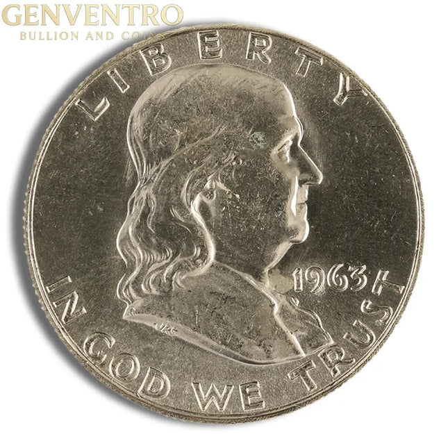 $1 FV 90% Silver Franklin Half Dollars - AU Genventro Bullion and Coins