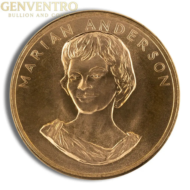 1/2 oz U.S. Mint Commemorative Arts Gold Medal Genventro Bullion and Coins