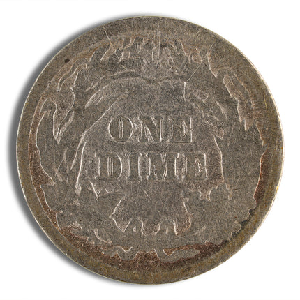 $1 fv 90% silver barber dimes avg circ