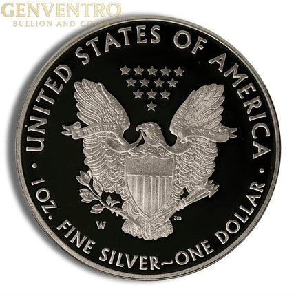 2016-W Proof Silver Eagle with Box & COA - 30th Anniversary Genventro Bullion and Coins