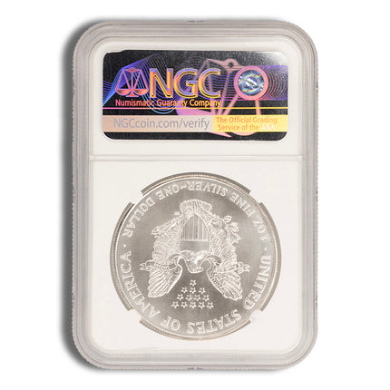 1994 silver eagle ngc ms70