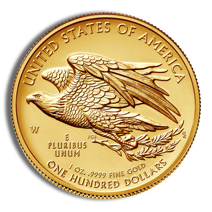 2015 w liberty high relief gold coin (w/box &amp; coa)