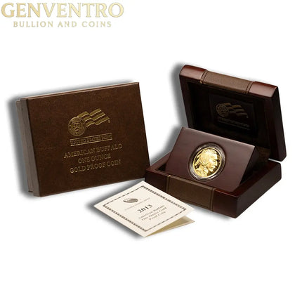 2013-W 1 oz Proof Gold Buffalo (w/Box & COA) Genventro Bullion and Coins