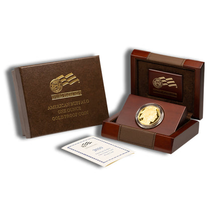 2010 w 1 oz proof gold buffalo (w/box & coa)
