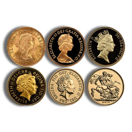 britain 1 sovereign queen elizabeth (1952 2022)