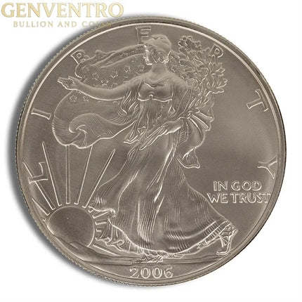 2006-W Burnished Silver Eagle - Cap Only w/o OGP Genventro Bullion and Coins