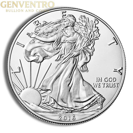 2016 Silver American Eagle - BU Genventro Bullion and Coins