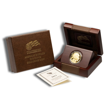 2013 w 1 oz reverse proof gold buffalo (w/box & coa)