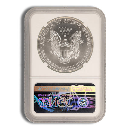 1999 silver eagle ngc ms70