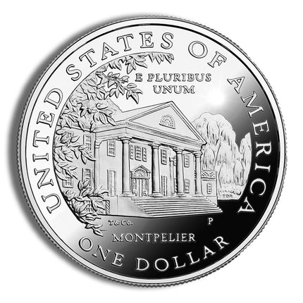 1999 p $1 dolley madison silver commem proof