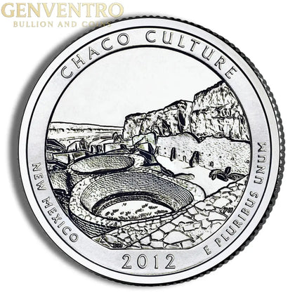 2012-P 5 oz ATB Chaco Culture Silver Coin - Burnished (Cap Only) Genventro Bullion and Coins