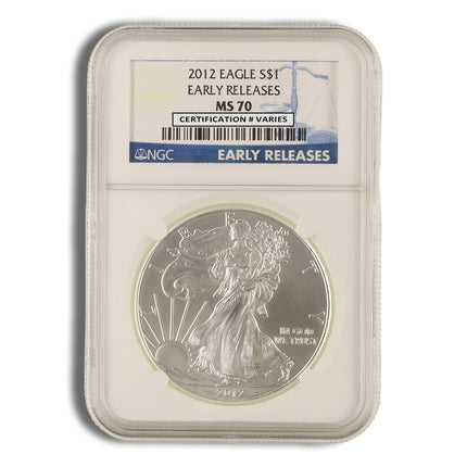 2012 silver eagle ngc ms70 early releases
