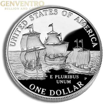 2007-P $1 Jamestown Silver Commem - Proof Genventro Bullion and Coins