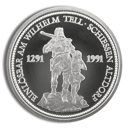 platinum shooting thaler 1 oz (year varies)