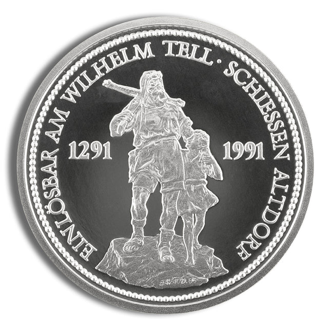 platinum shooting thaler 1 oz (year varies)
