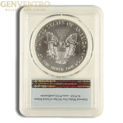 2021 Silver Eagle PCGS MS70 First Strike (Type 1) Genventro Bullion and Coins