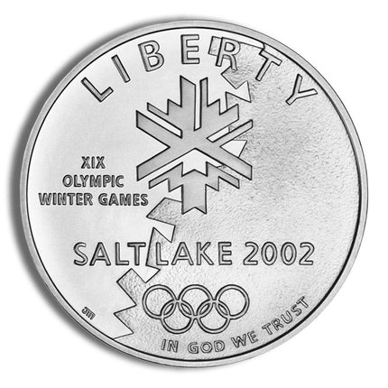 2002 p $1 slc winter olym silver commem bu