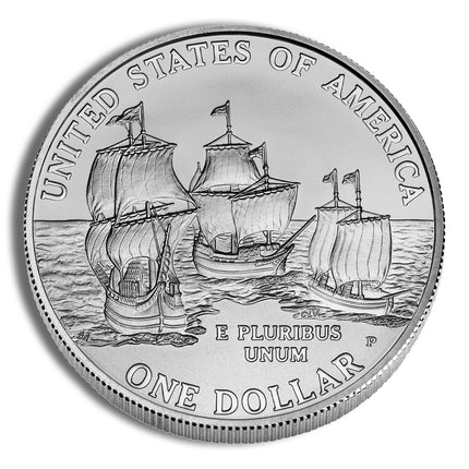 2007 p $1 jamestown silver commem bu