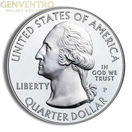 2012-P 5 oz ATB Denali Silver Coin - Burnished (Cap Only) Genventro Bullion and Coins