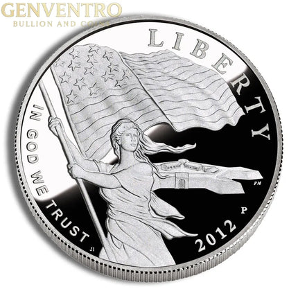 2012-P $1 Star-Spangled Banner Silver Commem - Proof Genventro Bullion and Coins