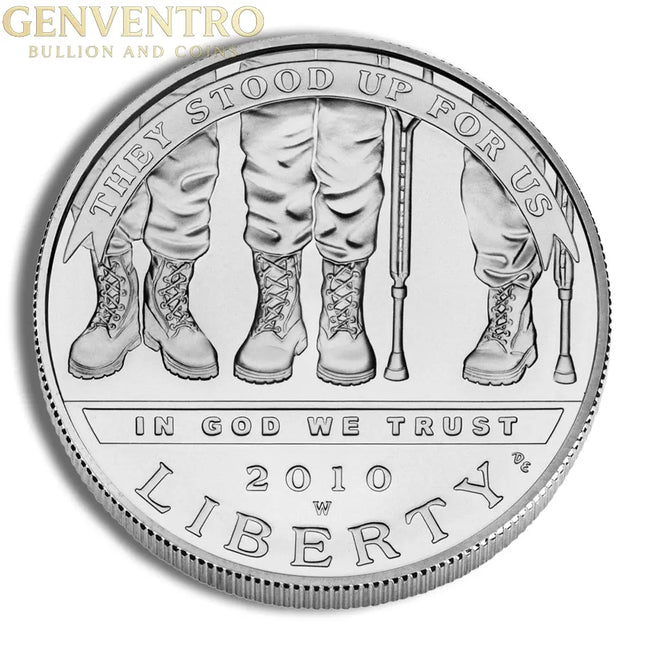 2010-W $1 Disabled Veterans Silver Commem - BU Genventro Bullion and Coins