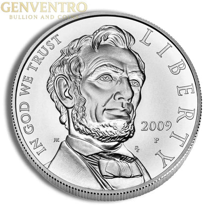 2009-P $1 Abraham Lincoln Silver Commem - BU Genventro Bullion and Coins