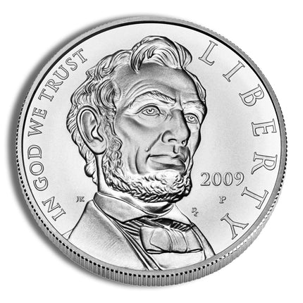 2009 p $1 abraham lincoln silver commem bu