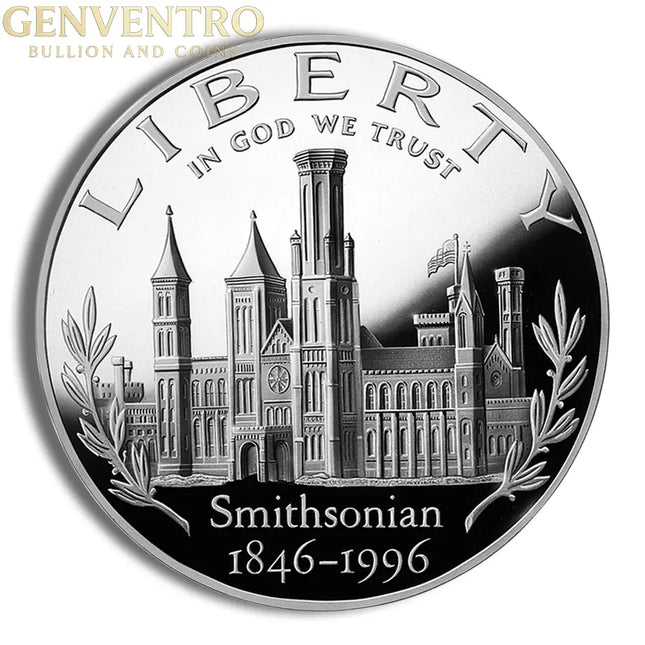 1996-P $1 Smithsonian Silver Commem - Proof Genventro Bullion and Coins