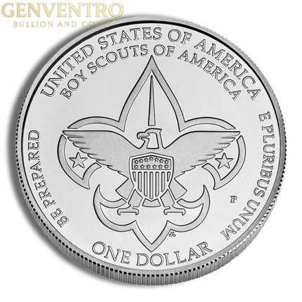 2010-P $1 Boy Scouts Silver Commem - BU Genventro Bullion and Coins