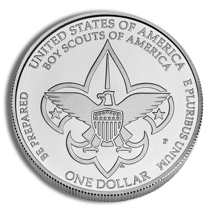 2010 p $1 boy scouts silver commem bu