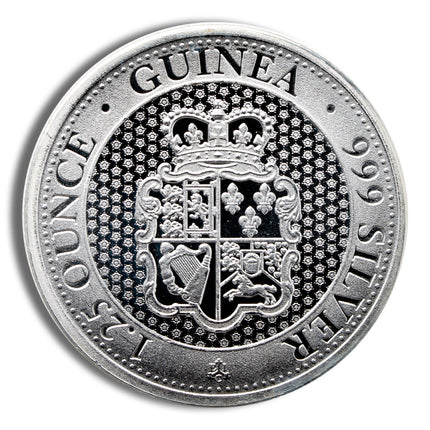 1.25 oz st. helena rose crown silver coin (year varies)