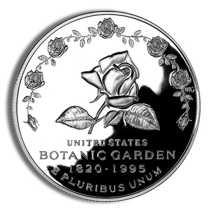 1997 p $1 botanic garden silver commem proof