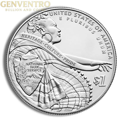2016-P $1 National Park Service Centennial Silver Commem - BU Genventro Bullion and Coins