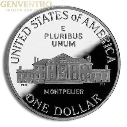 1993-D $1 Bill Rights, Madison Silver Commem - BU Genventro Bullion and Coins